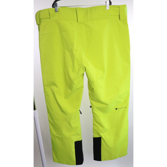 Obermeyer Mens Plus Force Pants Snow Ski Boarding Spark Yellow 2XL NWT MSRP $229 - Picture 4 of 9
